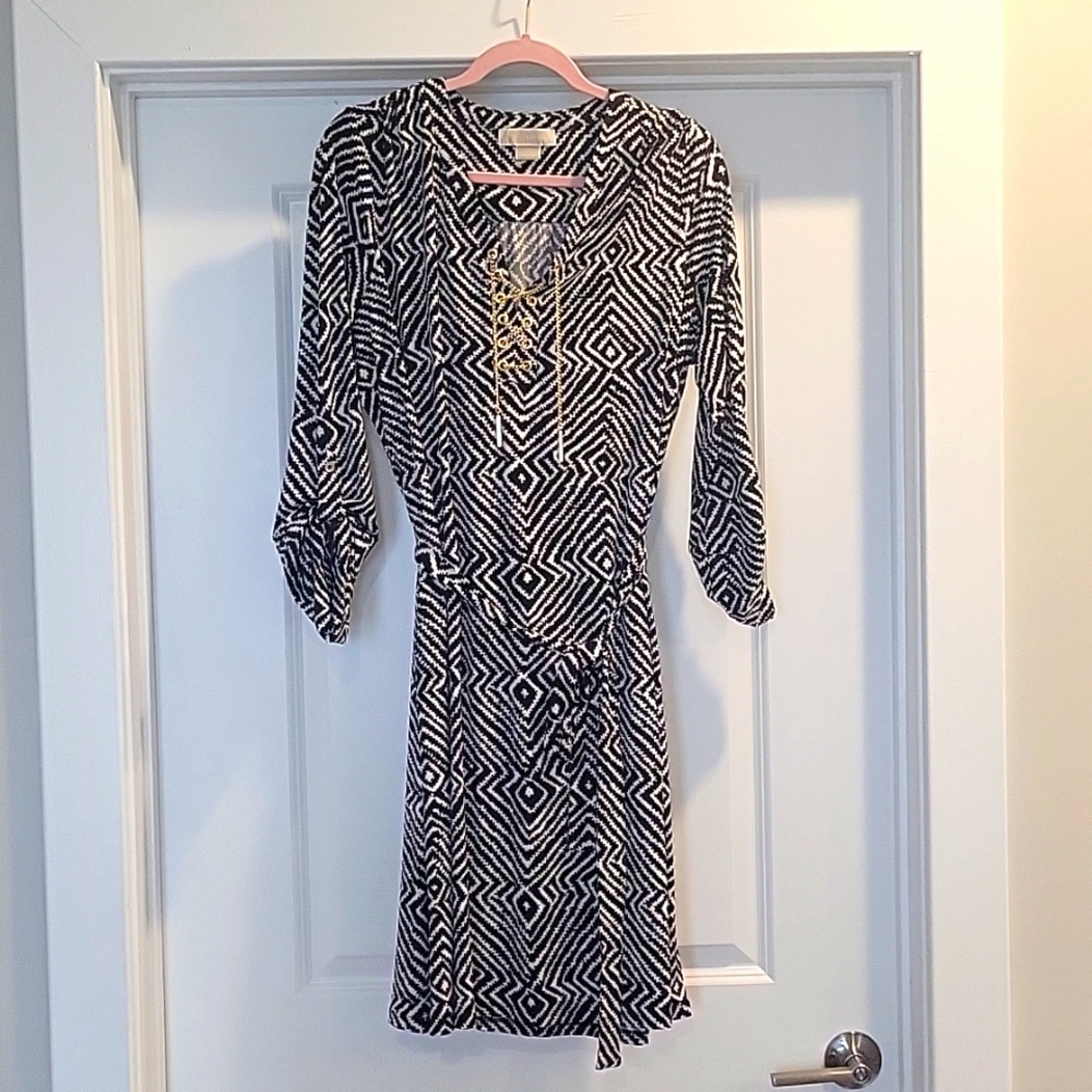Michael Kors Black & White Dress